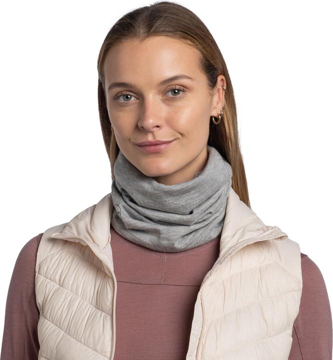Actual product image Buff Merino 250g/m² Melange Cloud