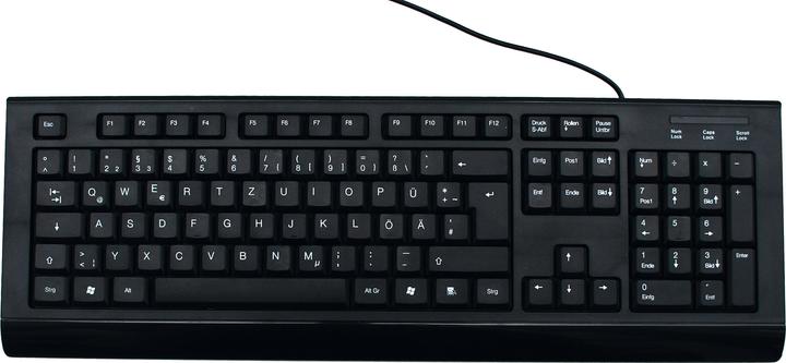Image du produit MediaRange MEDIAR STANDARD KEYBOARD BLACK MROS101 filaire (DE, Filaire)