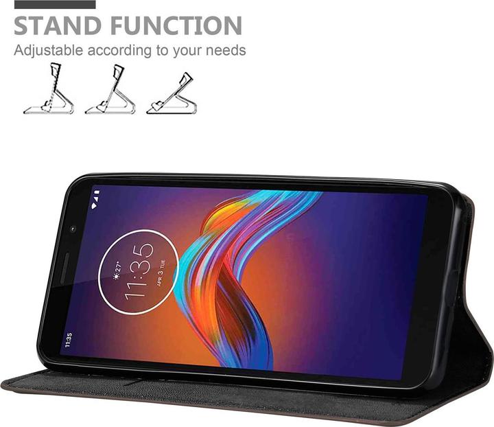 Immagine prodotto Cadorabo Copertina magnetica invisibile del libro (Motorola Moto E6 Play)