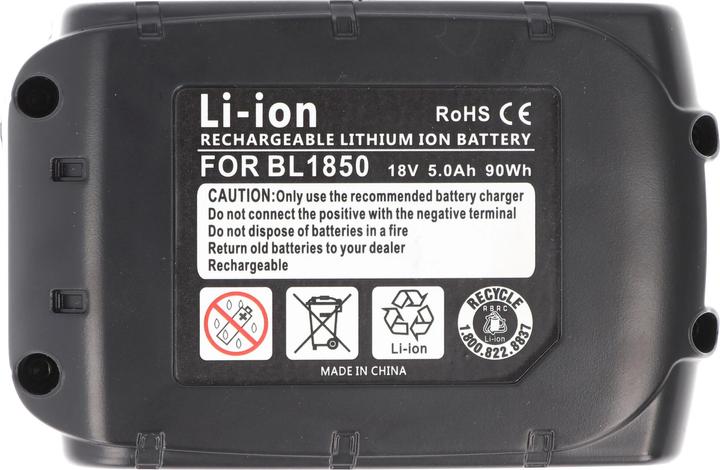 Actual product image AccuCell Power set consisting of 2x BL18500 battery and 2x quick charger for Makita 14.4V, 18V (18 V)