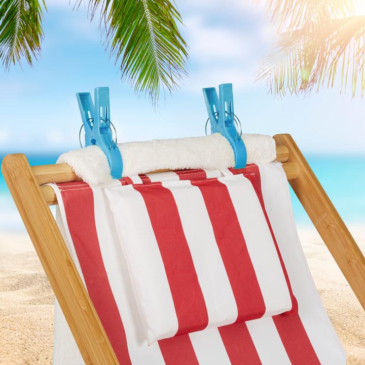 Produktbild Relaxdays 16x Strandtuchklammern