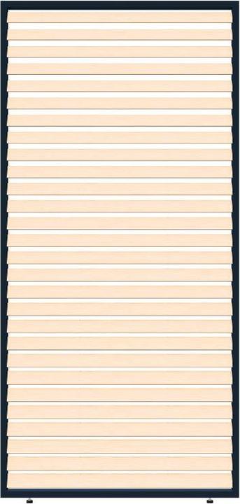 Actual product image Weide Slatted wall in wood look for pergola, anthracite (6 cm, 93 cm)