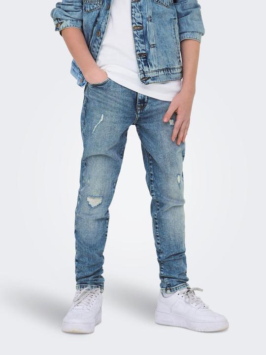 Image du produit Only & Sons Junior OSJYOKE Mid Rise Verjüngt Jeans Slim Fit Jeans (140)