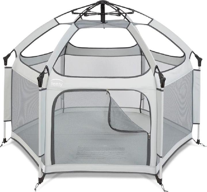 Tenty Set mobiles Laufgitter inkl Matratze & Sonnendach (150 cm, 150 cm)