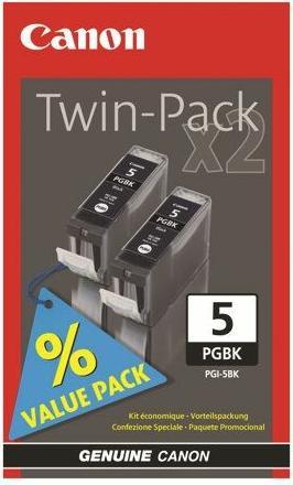 Actual product image Canon PGI-5BK 2er Pack (FC)