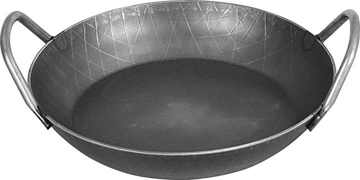 Image du produit Turk Poêle à servir en fer forgé avec 2 poignées Ø24cm avec bord extra haut noir (24 cm, Ensemble de casseroles et de poêles de cuisson, Fer)