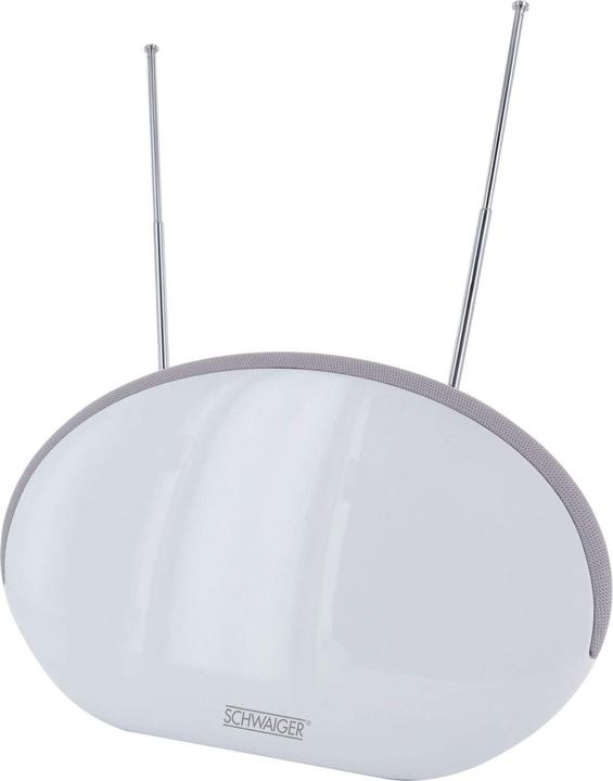 Actual product image Schwaiger 720358 DVB-T2 indoor aerial (Indoor antenna, 36 dB, DAB/ DAB+, DVB-T / -T2)