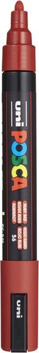 Actual product image Posca Medium Marker PC-5M (Ruby Red, 2.50 mm, 1 x)
