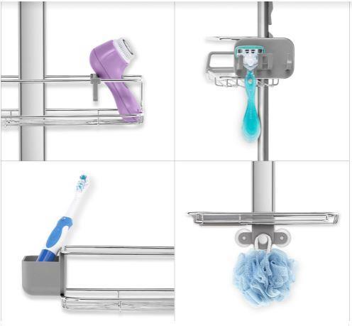 Immagine prodotto Simplehuman Porta doccia Caddy Door Shower (16,5 x 34 x 85 cm)