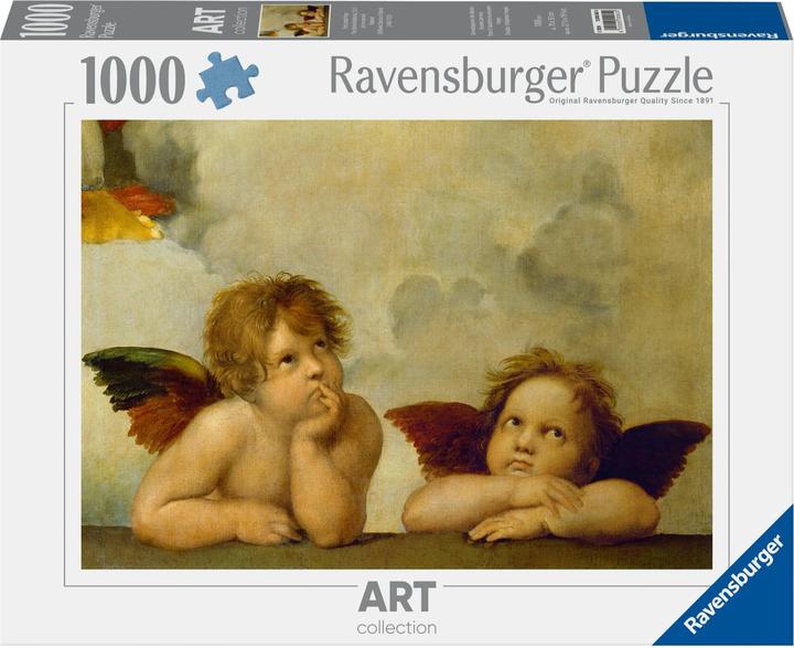 Actual product image Ravensburger 1000 Piece Puzzle - Art Collection: Raphael, Cherubini (1000 pieces)
