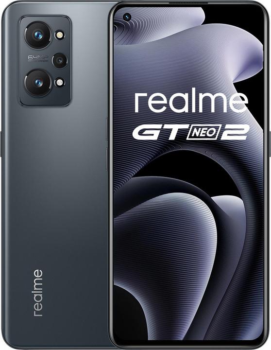 Produktbild realme GT Neo2 (256 GB, Neo Black, 6.62", Dual SIM, 64 Mpx, 5G)