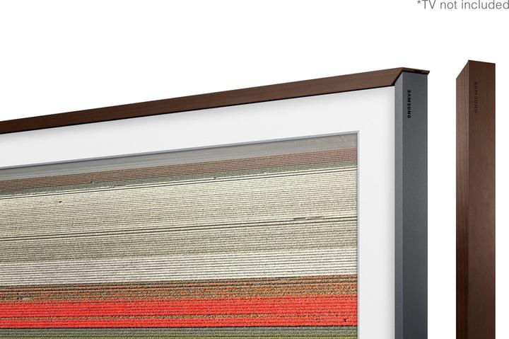 Produktbild Samsung Rahmen zu Frame TV 49", Walnuss (Dunkles Holz) Aluminium und Holz