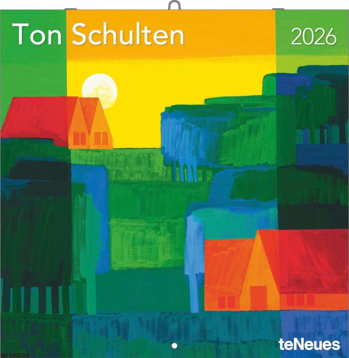 Actual product image Ton Schulten 2026 - Wand-Kalender - Broschüren-Kalender - 30x30 - 30x60 geöffnet - Kunst-Kalender (30 x 30 cm, Hardcover, German)