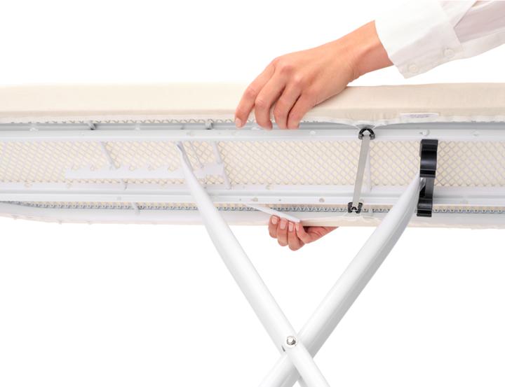 Actual product image Brabantia Ironing board with steam station shelf Calm Rustle 124 x 38 cm (124 x 38 cm)