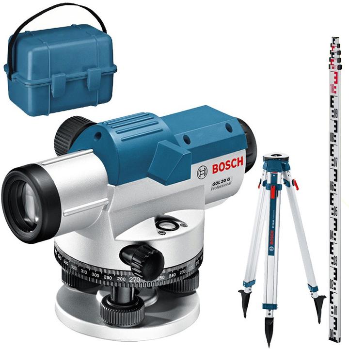 Immagine prodotto Bosch Professional GOL20G in valigetta (0601068401)+BT160+GR500 (scatola esterna marrone)