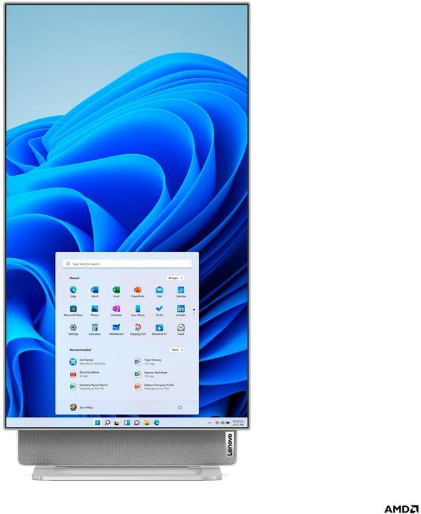 Actual product image Lenovo Yoga AIO 7 27APH8 (AMD Ryzen 7 8845HS, 32 GB, 1000 GB, GeForce RTX 4050)