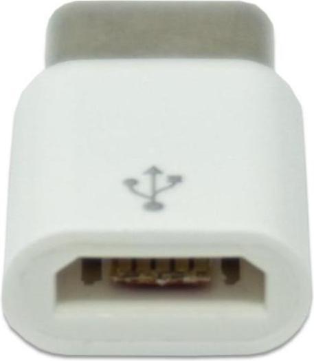 Image du produit Raspberry Pi EB6792 - RPi4 Adaptateur MicroUSB B vers USB C Blanc