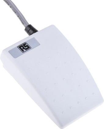 Produktbild Herga Fussschalter Tastend, 1-poliger Wechsler, 3 A Thermoplast 24V, IP X7
