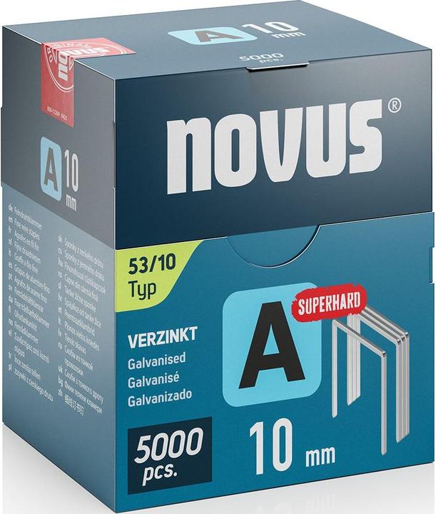 Image du produit Novus Agrafes à fil fin A 53 10mm 5000 pcs.