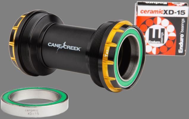 Image du produit Cane Creek Hellbender 70 T47 Palier de pédalier, acier inoxydable, Thread Fit, 30mm, 68/73mm, black