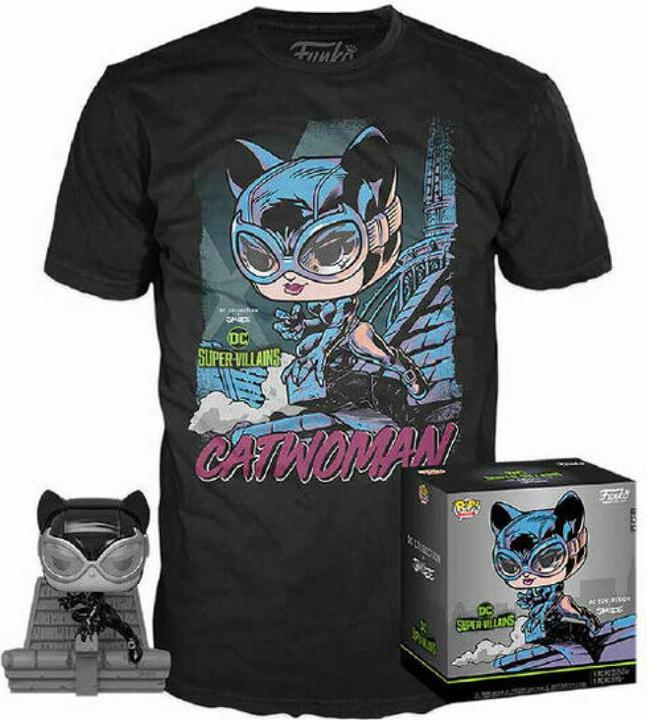 Produktbild Funko Pop! DC : Catwoman by Jim Lee + T-shirt (S) PTF