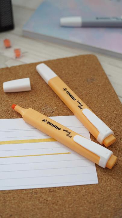 Image du produit STABILO surligneur swing cool pastel (Orange, 1 mm, 1 x)