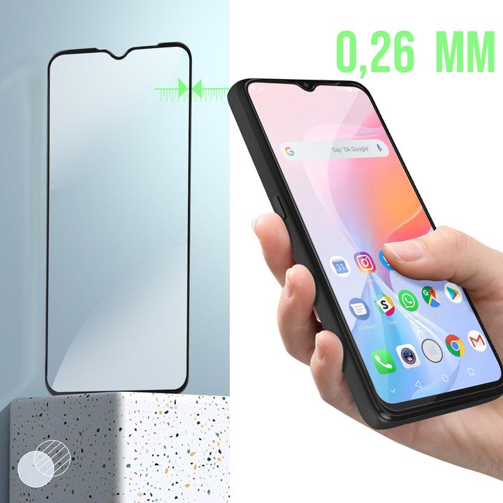 Immagine prodotto Avizar Pellicola di protezione del display in vetro di durezza 9H (1 Pezzo/i, Blackview A85)