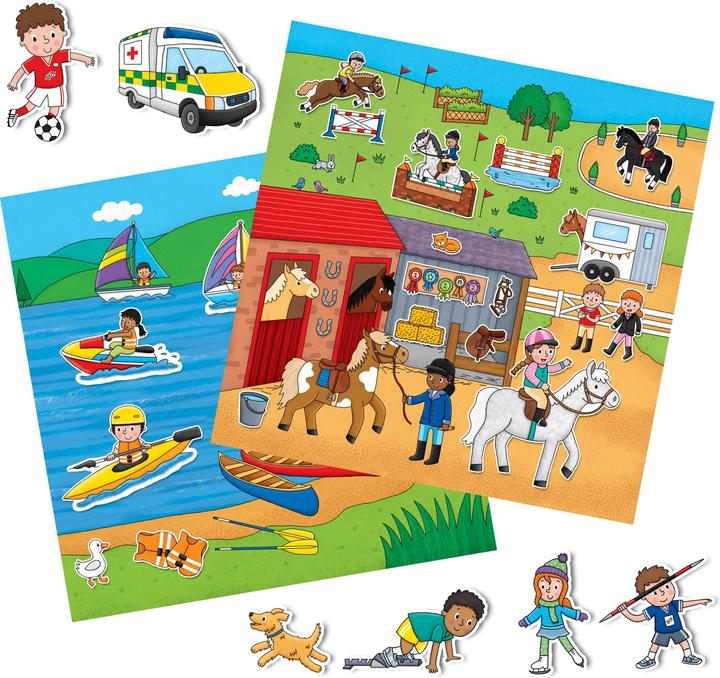 Image du produit GALT Livre d'autocollants réutilisables - Sports (31000151)