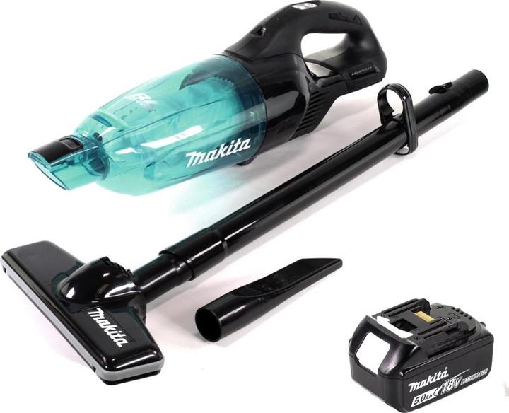 Image du produit Makita DCL281 FT1B Aspirateur sans fil 18V + 1x batterie 5,0Ah - sans chargeur