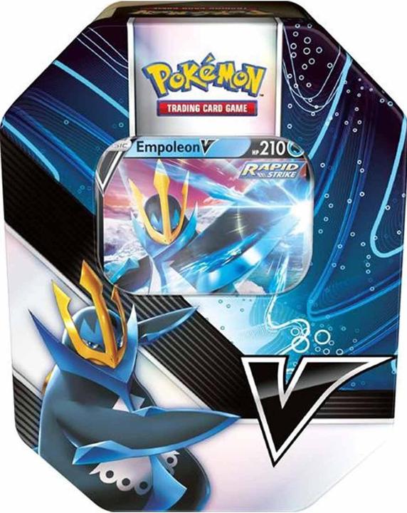 Image du produit Pokémon Summer Tin Sets - Tyranitar V & Empoleon V, assortiert (Anglais, Tin)