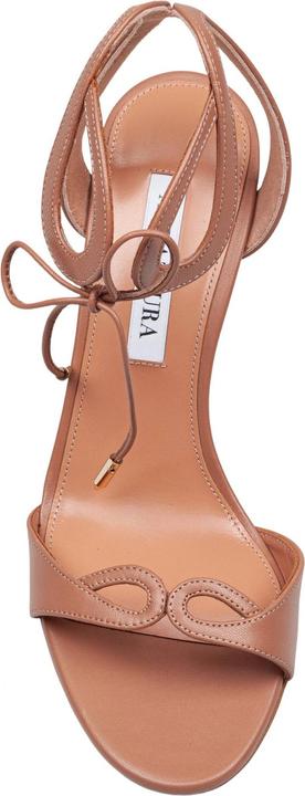 Produktbild Aquazzura Aquazzurra tessa 85 leather sandal in nude color (36)