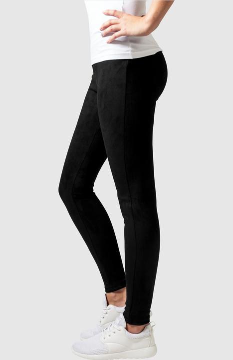 Actual product image Urban Classics Ladies Imitation Suede Leggings (XS)