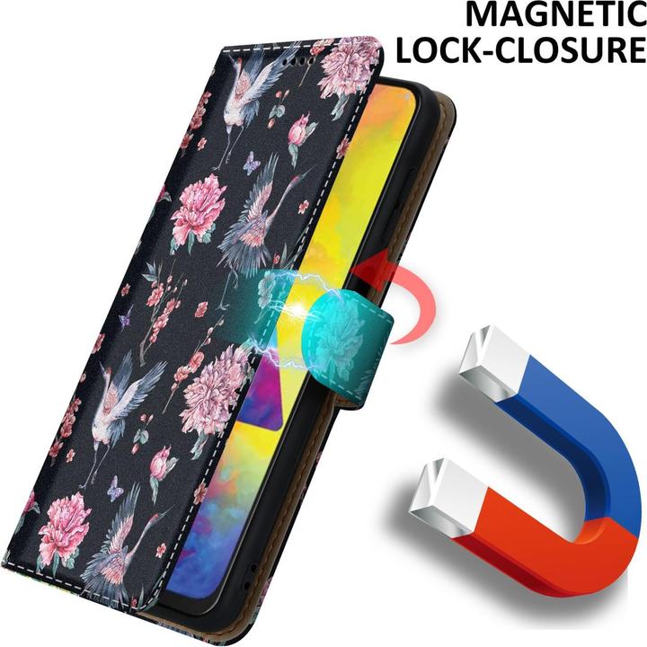 Actual product image Cadorabo Book case with print for Samsung Galaxy M21 / M30s (Samsung Galaxy M21, Samsung Galaxy M30s)