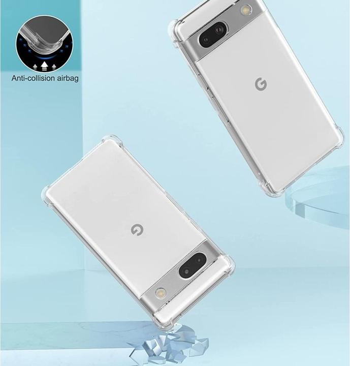 Actual product image Screenguard Google Pixel 7a Case Crystal Soft Airbag Bumper (Google Pixel 7a)