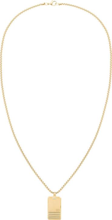 Tommy Hilfiger Iconice Srips Halskette (Edelstahl, 60 cm)