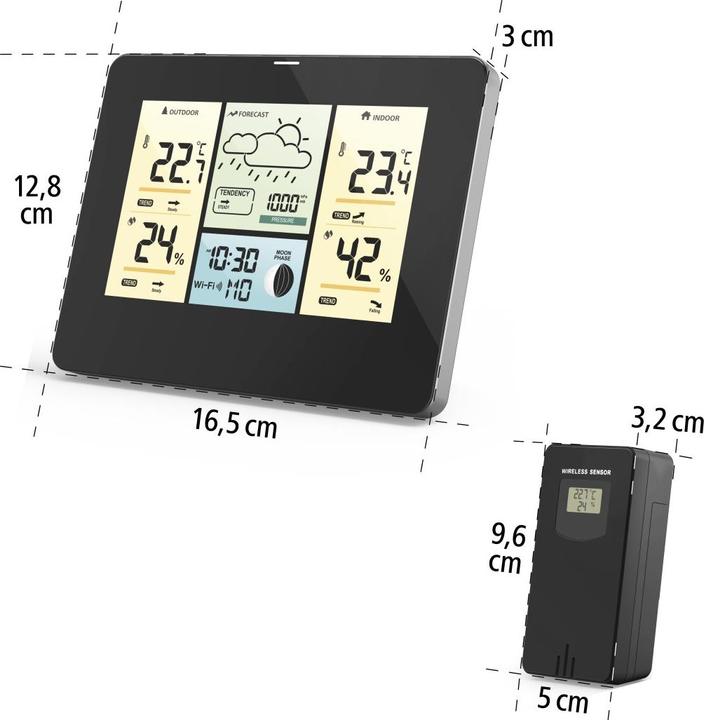 Actual product image Hama Weather station
