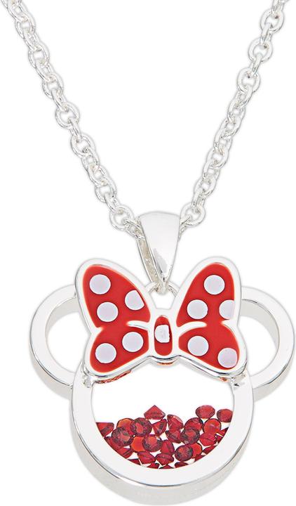 NoName MINNIE - Collier Anniversaire en Laiton Plaqué Argent - Juillet (Sterling Silber)