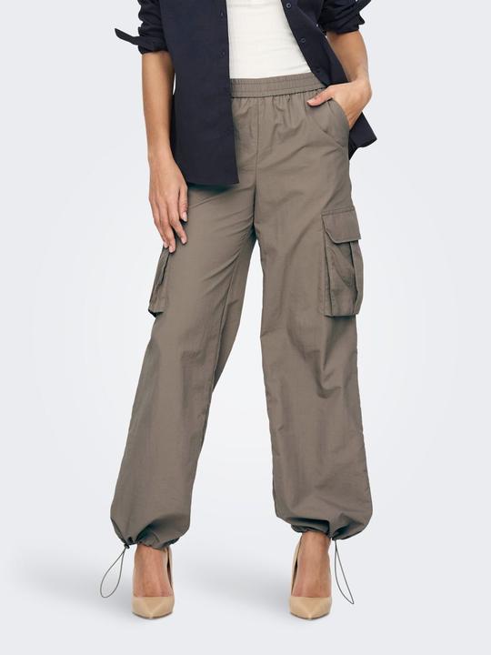 Immagine prodotto JdY Taglio a gamba larga Vita media Pantaloni elasticizzati Pantaloni cargo (S)