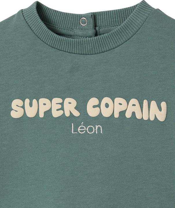 Produktbild Vertbaudet Baby Sweatshirt mit Druckknöpfen hinten und Recycling-Polyester (92)