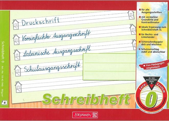 Actual product image Writing book A5 landscape Lin0 16 sheets 1045940 (Dotted)
