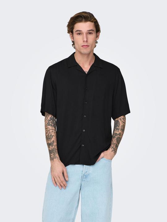 Immagine prodotto Only & Sons Camicia a maniche corte a tinta unita (S)