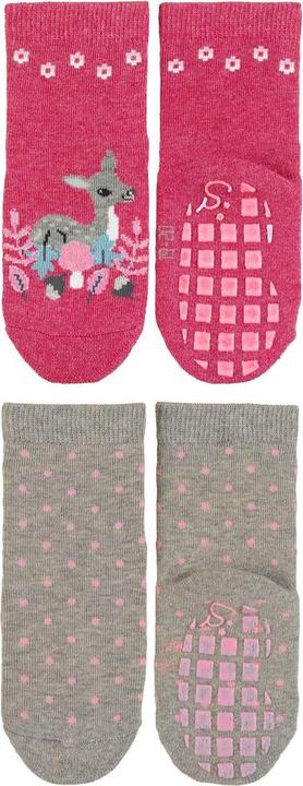 Image du produit Sterntaler Chaussettes ABS 2 pièces faon et pois (lot de 2, 19 - 20)