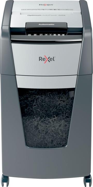 Rexel Aktenvernichter Optimum AutoFeed+ 225X Partikelschnitt 4 x 25 mm 60 l Blattanzahl (max.): 225 Sic (Partikelschnitt)