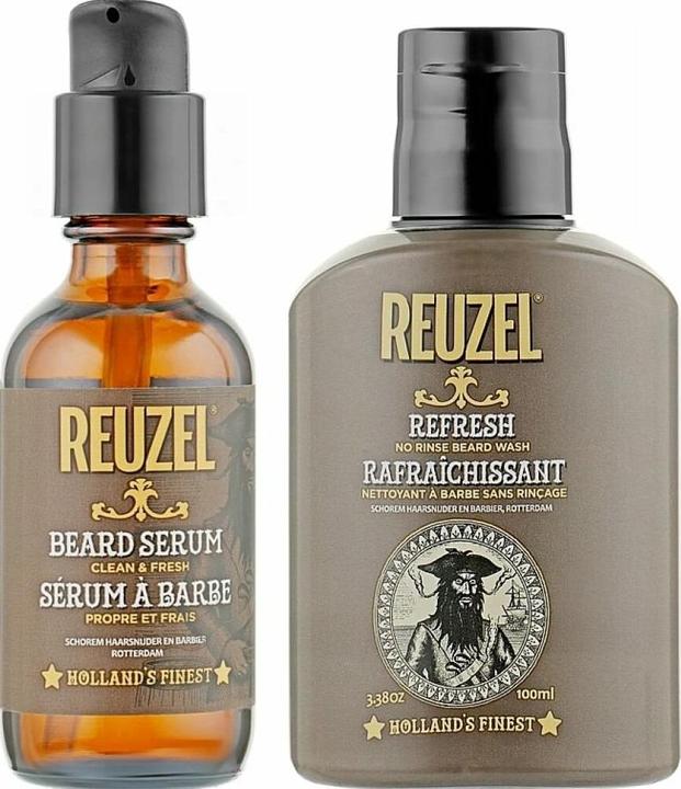 Actual product image Reuzel Beard Try Me Kit Beard Care Set - Beard Oil & No Rinse Beard Wash (130 ml)