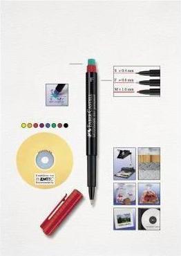 Immagine prodotto Faber-Castell Penna basculante Multimark Permanente (Rosso, 0.40 mm, 1 x)