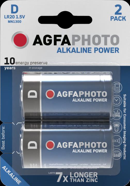 Produktbild AGFAPHOTO Alkaline Power (2 Stk., D)
