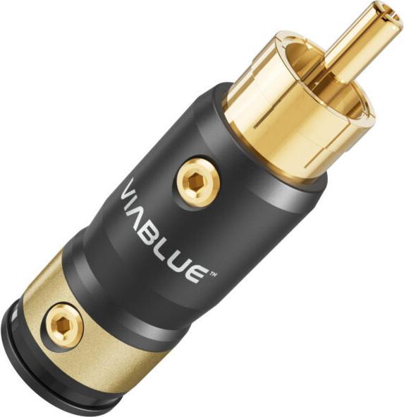 Produktbild ViaBlue NF-S1 ZILVEREN QUATTRO RCA KABEL (Stereo versie) 1 Meter (1 m)