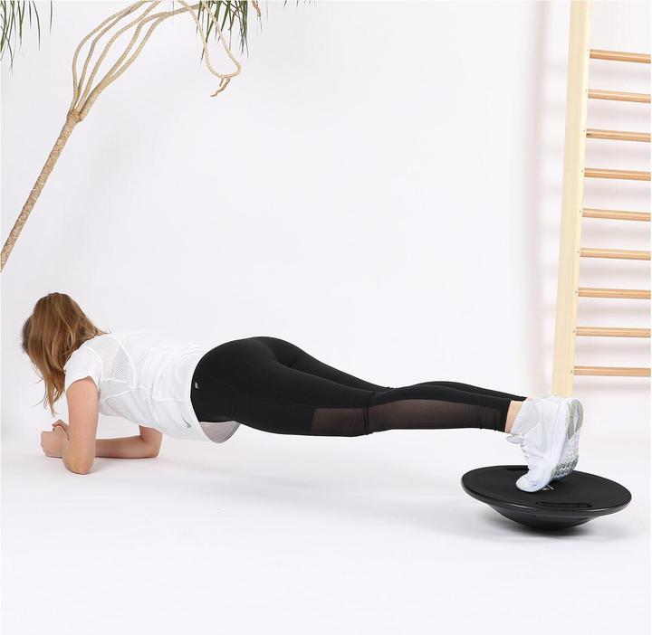 Produktbild Sport-Tec Balance Board mit Griffen, Durchmesser 40cm, schwarz