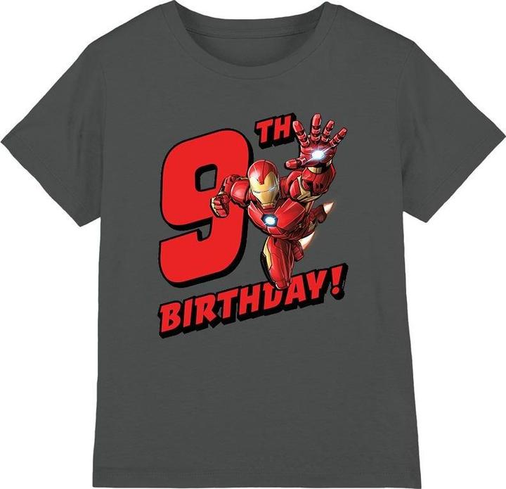 Produktbild Iron Man TShirt 9 Geburtstag (140)