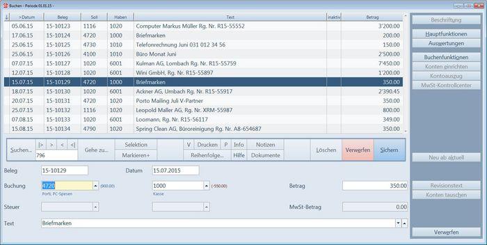 Actual product image Q3 Software Accounting eco (1 User, unlimited)
